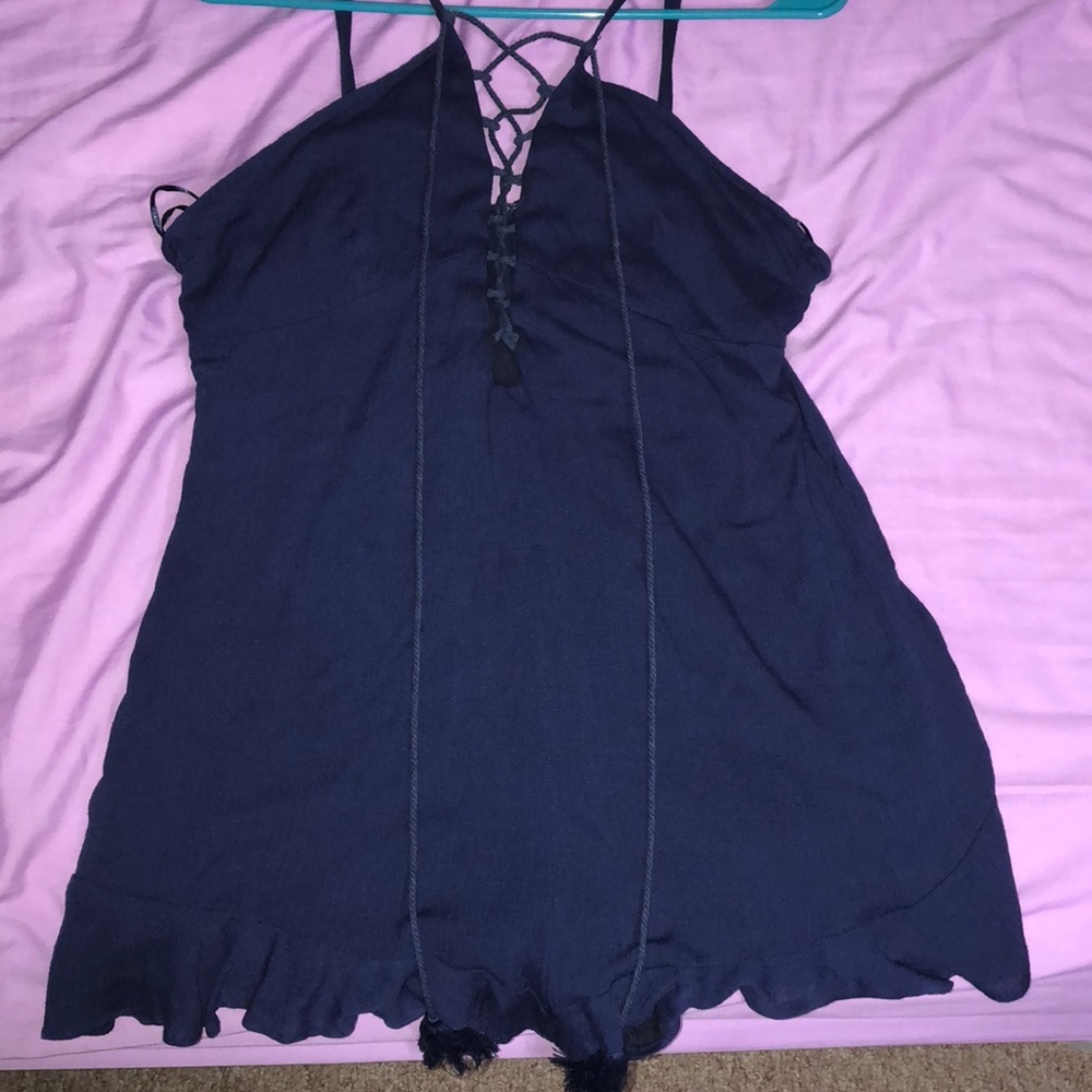 Cute navy blue romper